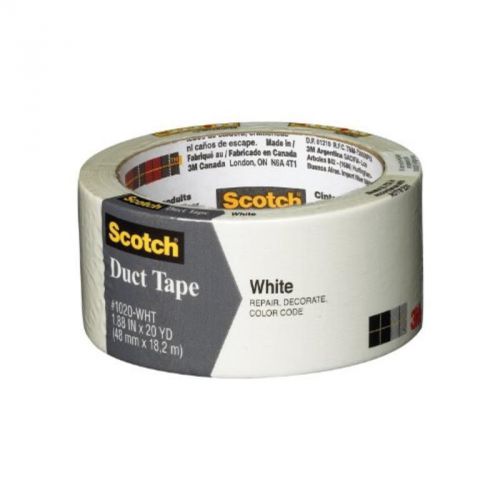 WHITE DUCT TAPE 1.88 X 20YARD 3M Cloth - Color 1020-WHT-A White/Cream