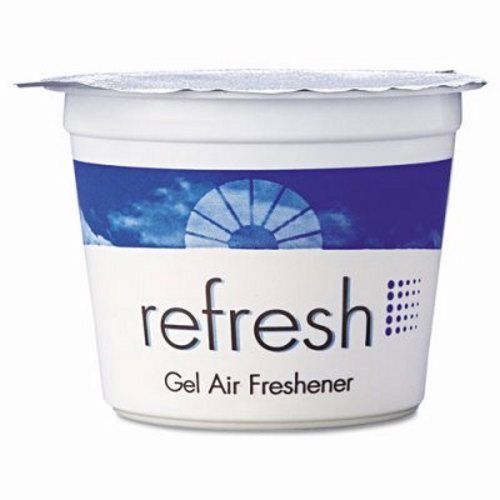 Fresh products air freshener, lemon fragrance, 12 containers (frs 12-4g-le) for sale