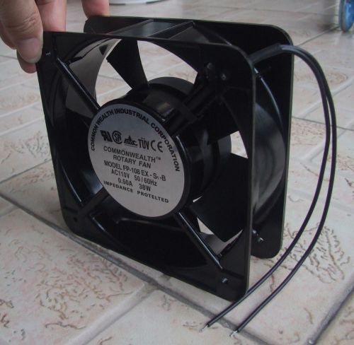 110V Metal casing Industrial fan 0.5A 38W 150x150x50 mm Ball shaft Cooling Fans