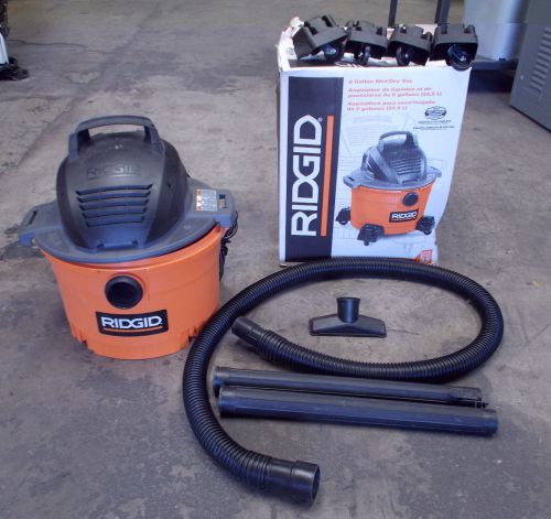 Ridgid wd0670 6 gallon  wet / dry vacuum 2.5 hp wd 0670 m-tool-004 for sale
