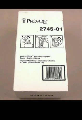 PROVON TFX TOUCH FREE SOAP SANITIZER DISPENSER SYSTEM 2745-01 New in box!