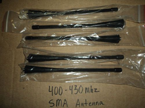 LOT 5 Antennas UHF 400 - 430 mhz ANTENNA SMA  Kenwood Hytera Radios SMA-F