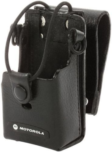 Motorola rln6302/ rln6302a leather case w/ 3-in swivel for rdx radios for sale