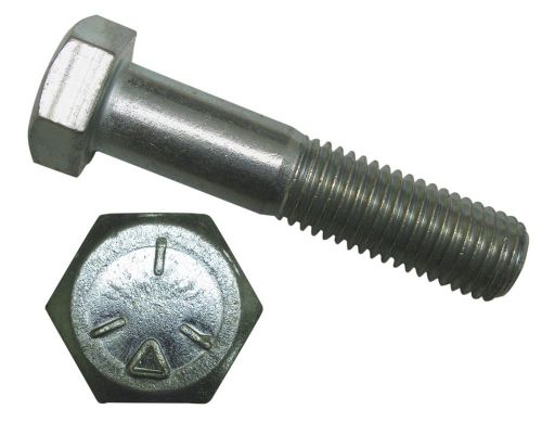 Infasco 1/2-20x4 grade 5 hex bolt / cap screw unf zinc plate pk 75 for sale