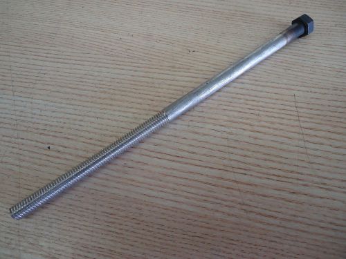 Stainless steel 3/8 in.16 tpi x  9  in. long  bolt w/4 inches of thread for sale