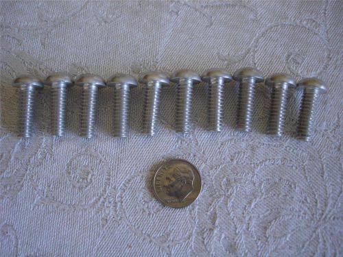 Aluminum pan head bolt 3/4&#034; x 1/4 - 20 ~ phillips head ~ lot of 10 - no nuts for sale