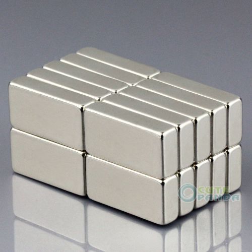 20pcs Strong Power N50 Block Magnets 20 x 10 x 5mm Cuboid Rare Earth Neodymium