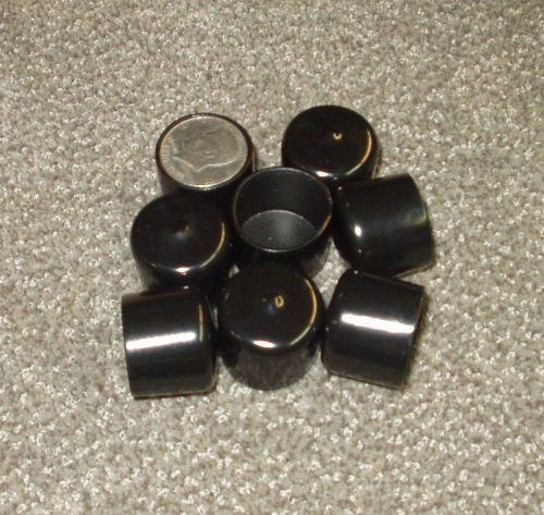 8 Vinyl Caps-Fits 1-1/4&#034; to 1-5/16&#034;- 1&#034; Tall