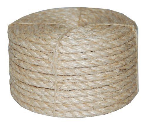NEW T.W . Evans Cordage 23-610 1/2-Inch by 100-Feet Twisted Sisal Rope