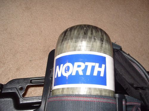 North frontier scba 4500 psi 60 min tank with case firefighter oxygen for sale