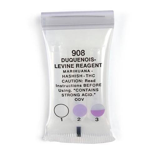 Odv narcopouch duquenois-levine reagent, test for marijuana, 10 pack #908 for sale