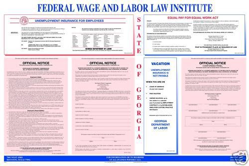Georgia (GA) All-In-One Labor Law Poster