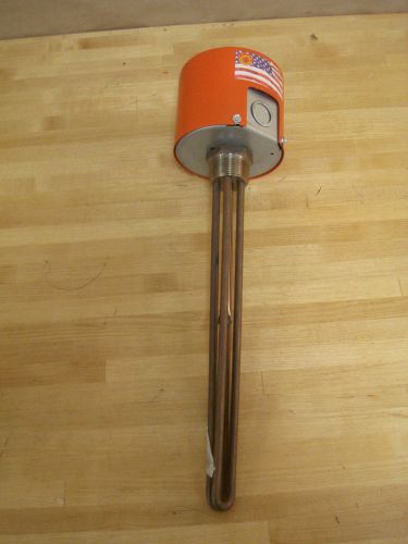 TEMPCO TSP02205 Screw Plug Immersion Heater, 1000 Watts, 120V, 1-1/4&#034; NPT