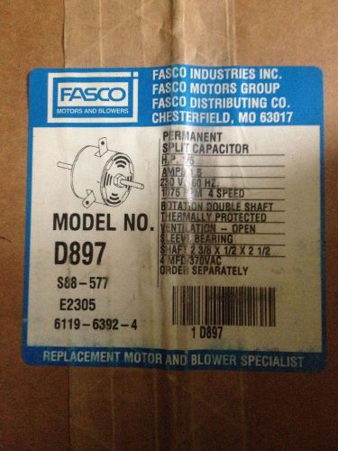 Fasco Replacement Motor D897