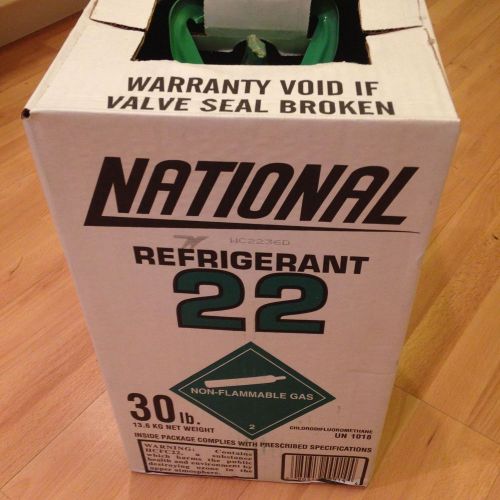 National R22 Refrigerant Frion 30 lb Cylinder Tank -Brand New - Sealed- In Box