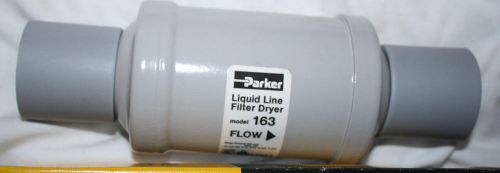 Pair of (2 ea.) parker liquid line filter dryer model 163 3/8 flare for sale