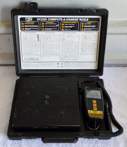 CPS CC220 Compute-a-Charge Refrigerant Charging Scale