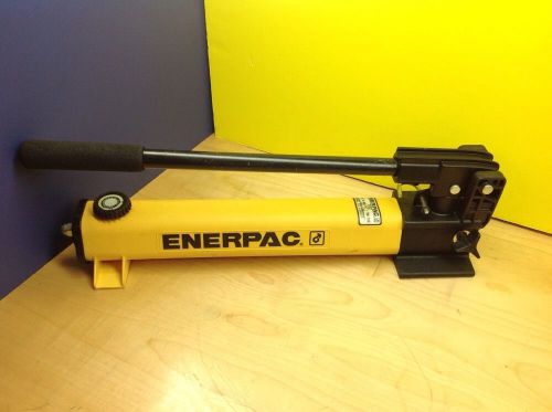 Enerpac p-392 aluminum hydraulic hand pump, 2 speed, 3/8 npt port usa made nice! for sale
