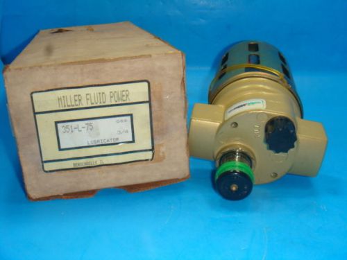 New miller fluid power 351-l-75 lubricator new in box for sale
