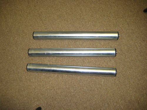 Galvanized Steel Roller (22 3/8&#034; L x 2.0&#034; OD,  3/8 &#034; Shaft)