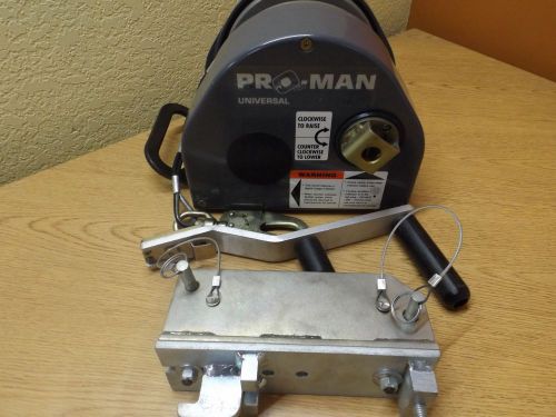 Pro-man universal man rated confined space entry/retrieval winch 287-100 for sale