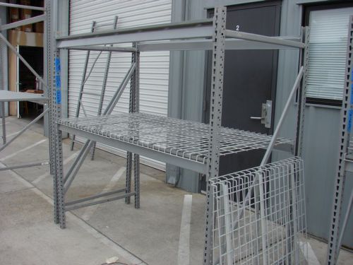 Lyon storage racks 4-36x72 frames 9-60&#034; shelves w/wire