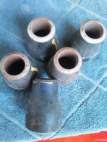LOT OF (5) 1-1/2&#034; x 1&#034;  Reducer Weld  Schedule 80
