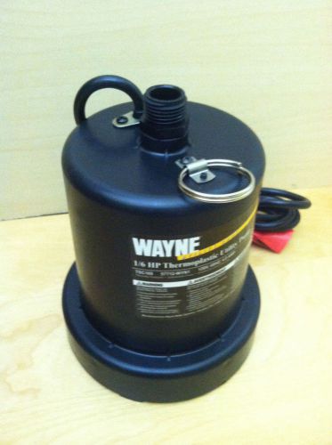 1/6 HP Thermoplastic Utility Pump Wayne 57712-WYN1