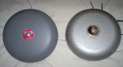 Burglar/fire alarm bells; 3- jenkins co &amp; 1-alarm device mfg co for sale