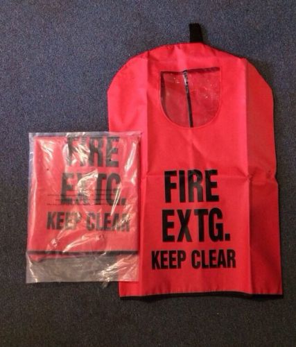 Fire Extinguisher Covers 2X Dust And Debris Protection Great For Shops