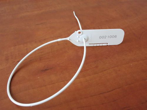 10 x fire extinguisher security seals 550mm x 3mm ties tag truck safety nr 1295 for sale