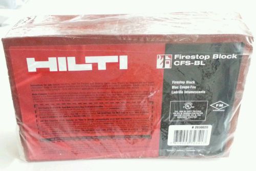 Hilti CFS-BL FireStop Block ~ 8&#034;x5&#034;x2&#034;, Brick, Exothermic