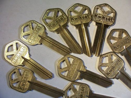 10  vintage    org  kwikset   kw1  keys   uncut    locksmith for sale
