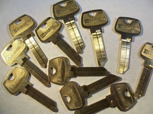 11   ORG  SARGENT  LC   6 PIN   KEY BLANK   UNCUT
