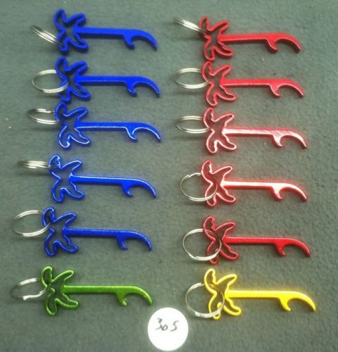 12 PALM TREES Mix Colors  BOTTLE OPENERS KEY CHAINS N/P LOCKSMITH  USA Seller