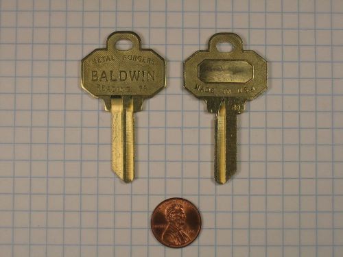BALDWIN #8335.152. MORTISE CYLINDER KEY BLANK, FIVE PIN, FOR SCHLAGE &#039;C&#039; KEYWAY