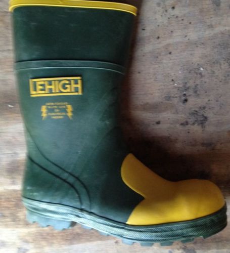 Lehigh Steel Toe Rubber Boots Size 11