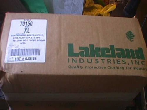 Lakeland Industries- Style 70150 Size XL - Tychem Qc Suit Yellow Qc (Pack of 6)