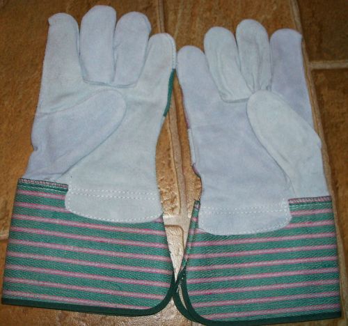 WELDERS LEATHER PALM WORK GLOVES (EXTRA LARGE)