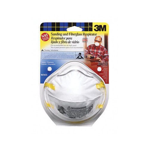 3M N95 Sanding And Fiberglass Insulation Disposable Respirator (2 Per Package)