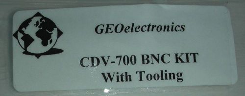 Add a bnc connector to your cdv700 kit with tooling by geoelectronics for sale