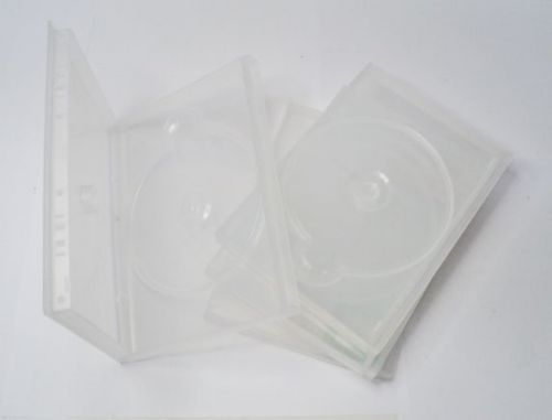 LOT OF 200!!  PLASTIC STANDARD DVD CD-R VIDEO GAME CLEAR CASES BOXES