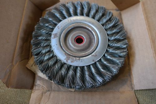 Anderson 6&#034; x 1 1/4&#034; Twist Wire Wheel 8000 RPM For Bench Grinder in Box