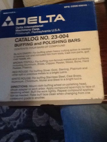 DELTA -Metal  Polishing and Buffing BARS 4-BARS OF Compound