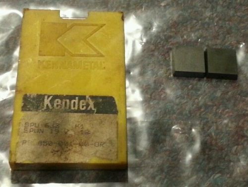 2 KENNAMETAL SPU 633 indexable inserts