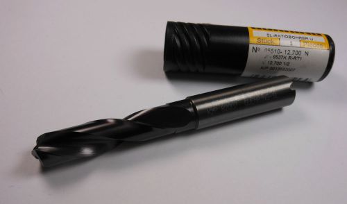 GUHRING Carbide Coolant Fed Jobber Drill 1/2&#034; 140D FIREX 77mm x 124mm &lt;1514A&gt;