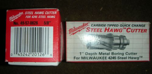 Milwaukee Quick Change Tang Drive Steel Hawg Cutter 5/8” 49-57-0626