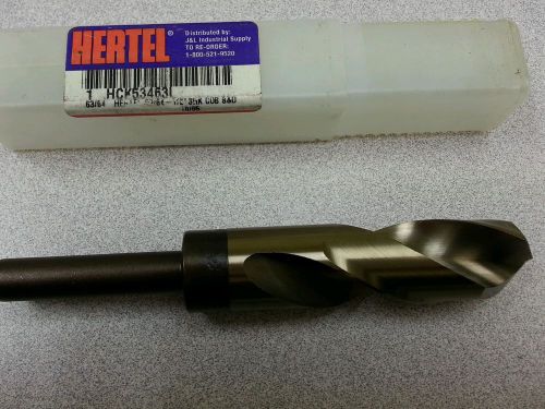 Hertel 63/34&#034; Silver &amp; Deming Cobalt Drill