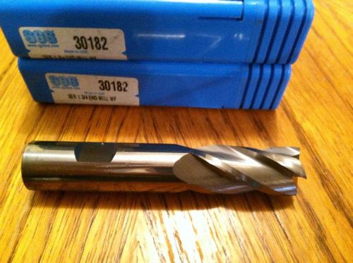 Sgs ser 1 3/4 end mill wf .7500 usa 30182 new for sale