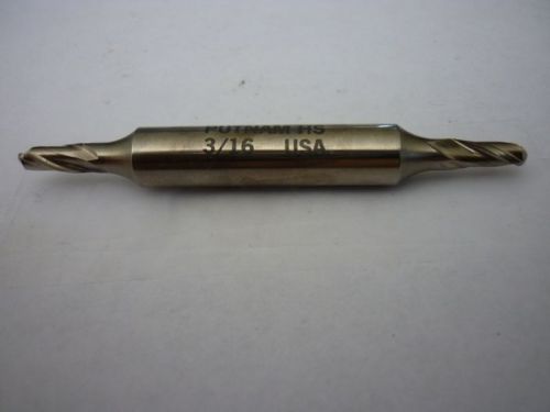 1 NEW BALL END MILL 3/16&#034; DIA. DOUBLE END 3/8&#034; SHANK